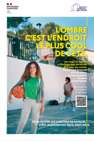 Affiche campagne prévention solaire 2022