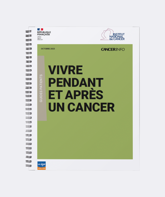 L’INCa publie un Guide Cancer info : « Vivre pendant et après un cancer »