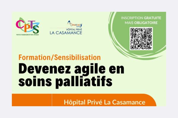 Soirée de formation/sensibilisation « Devenez agile en soins palliatifs » (CPTS Pays d’Aubagne et de l’Étoile)