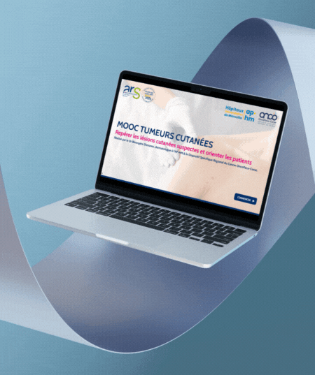 Mooc Tumeurs cutanées : professionnels de santé, formez vous au réparage des lésions cutanées ! (DSRC OncoPaca-Corse, APHM, ARS Paca)