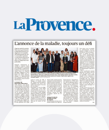 Le 4ème Forum OncoPaca-Corse à l’honneur dans le journal La Provence