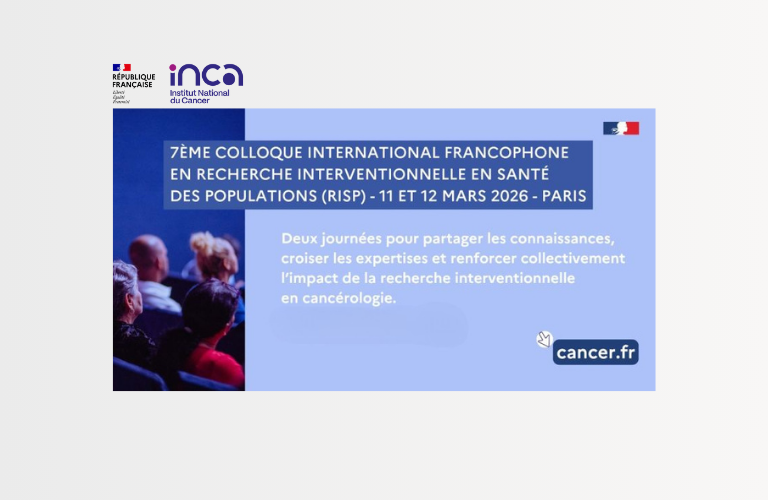 7e colloque international francophone en RISP (INCa)