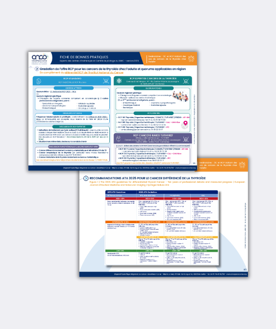 Parution d&rsquo;une fiche de bonnes pratiques « Gradation de l’offre RCP pour les cancers de la thyroïde chez l’adulte et quorums applicables en région » (DSRC OncoPaca-Corse)